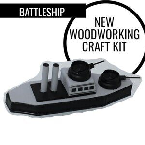 NEW Home Depot Kids Workshop Kit Battleship Craft Kit Stem Toy DIY Building Set